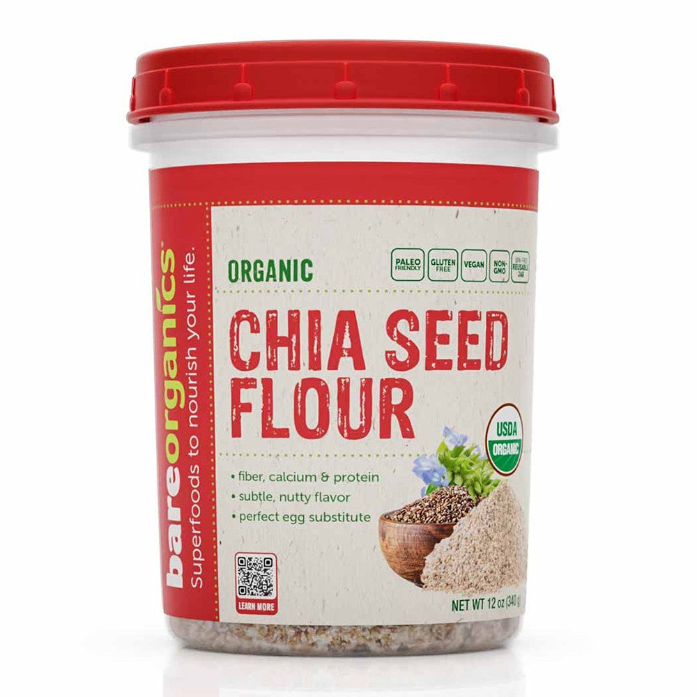 BareOrganics Chia Seed Flour, 12 Oz